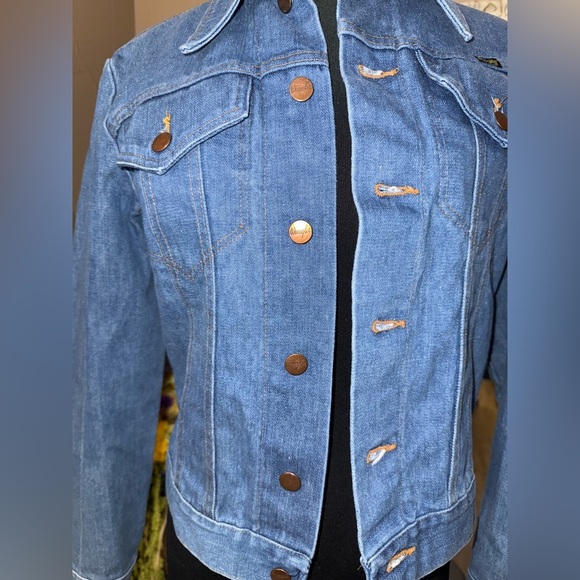 1980’s Vintage Wrangler Blue Jean Jacket - Picture 10 of 14